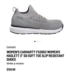 Carhartt Women’s Haslett SD FS-2002 W Work Shoe Sz. 11